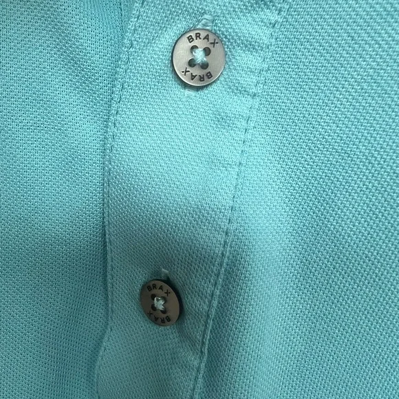 Brax- Ultralight, Style: Pepe,‎ Men's Teal Blue Polo Shirt- Size: Large